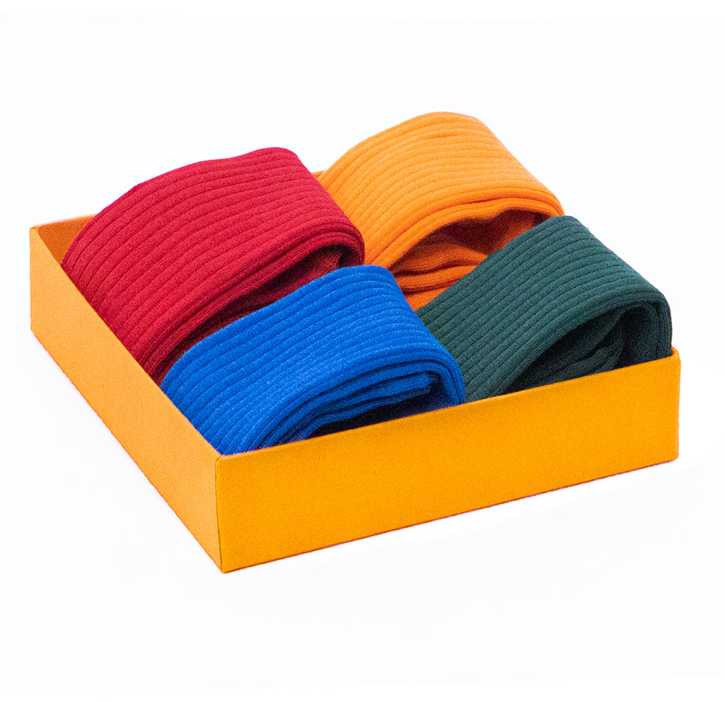 Bright Archer Socks - 4 Pair Gift Box