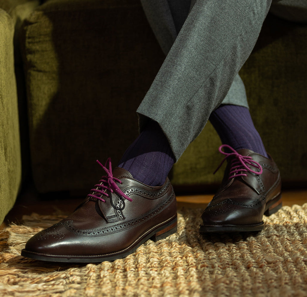 Dark Purple Archer Socks