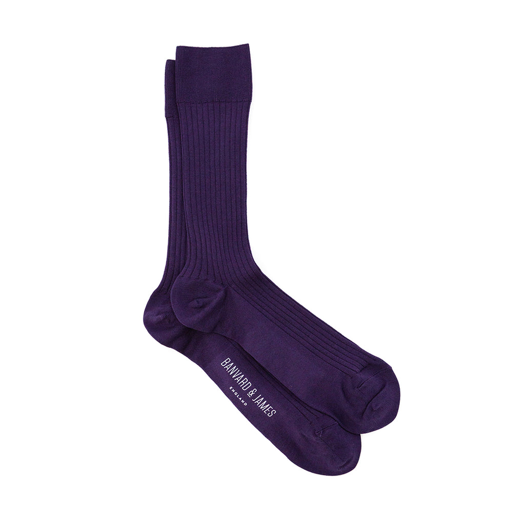 Dark Purple Archer Socks