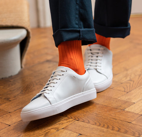 Orange Archer Socks