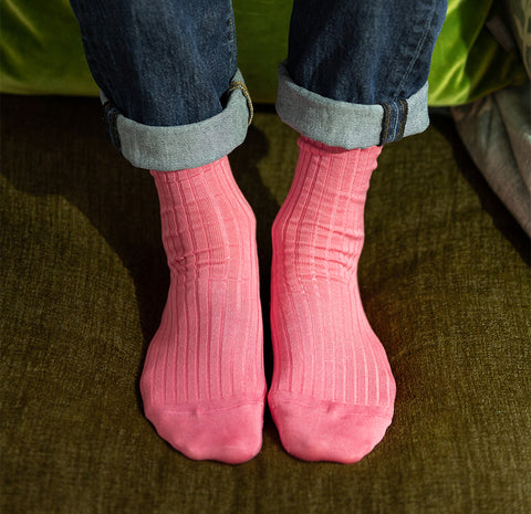 Pink Archer Socks