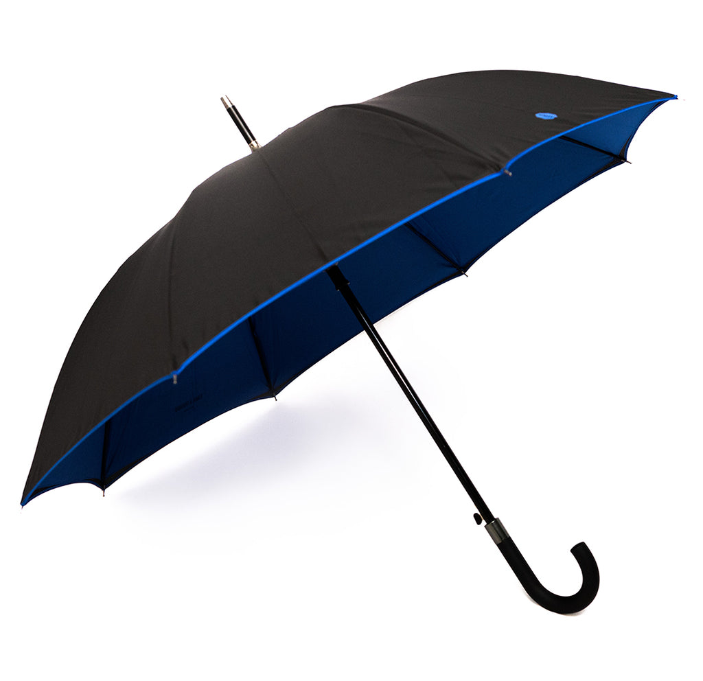 Charcoal & Blue Walker Umbrella