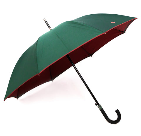 Dark Green & Berry Walker Umbrella
