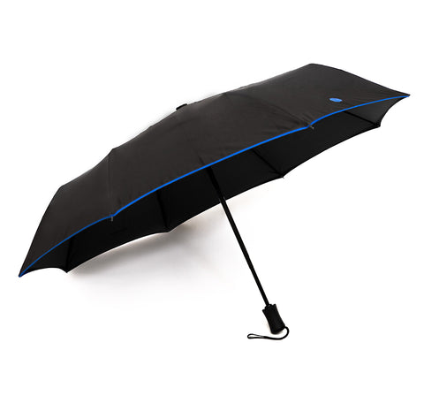 Charcoal & Blue Roscoe Telescopic Umbrella